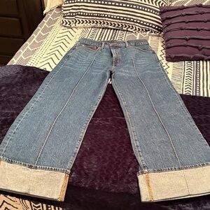 Ann Taylor Blue Flare Jeans